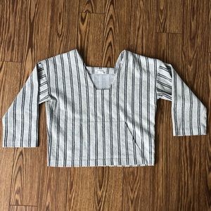 Club Monaco cropped poncho top, Sz M